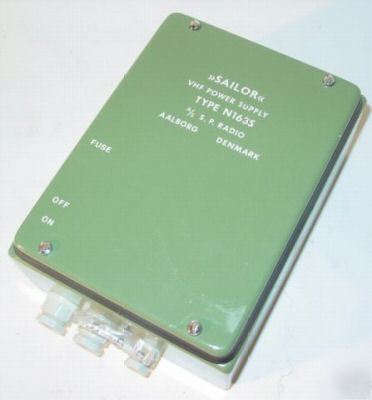 New sailor N163 vhf ac/dc marine radio power supply - 