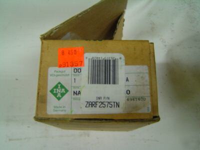 1 ina ball screw support brg - roller p/n ZARF2575TN
