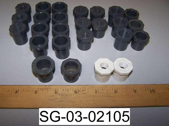 Spears 1/2X1/8 & 3/8 pvc spgxfpt reducer bushings (26)