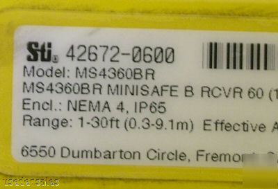 Sti microsafe MS4300 light curtain & controller