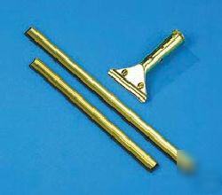 Golden pro brass window squeegee handle 