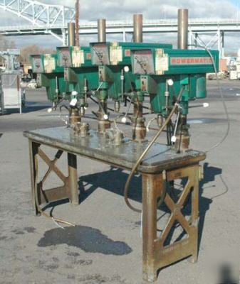 Powermatic 4 spindle drill press: 