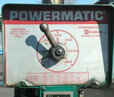 Powermatic 4 spindle drill press: 