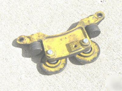Budgit electric chain hoist trolley trolly crane parts