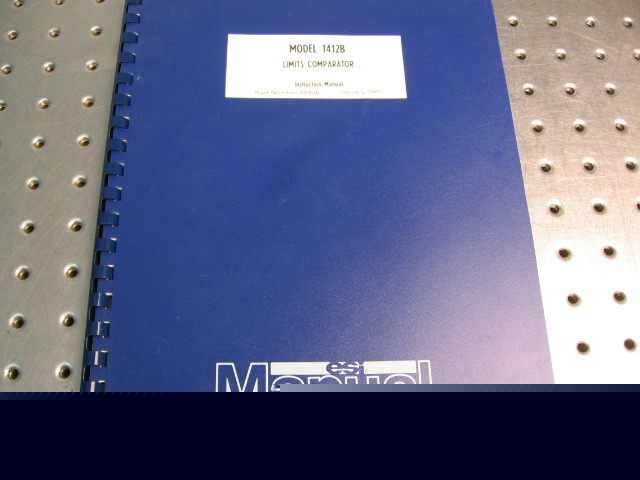 G30984 esi 1412B instruction manual