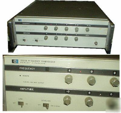 Hp 3320B frequency synthesizer nice high stability t/b