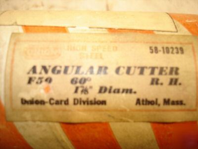 Nos - utd 60 deg angular cutter
