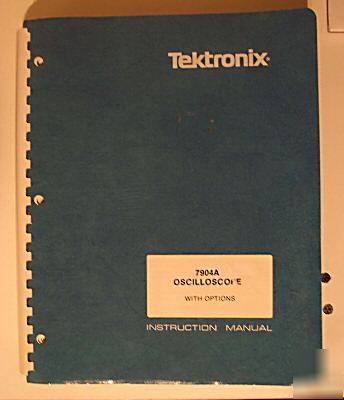 Tektronix 7904A 500MHZ oscilloscope main frames + opts