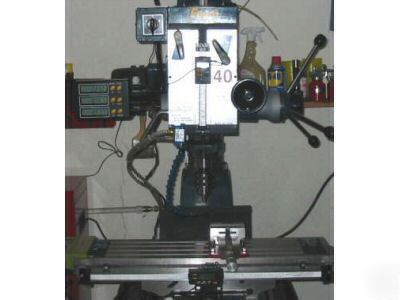 3-axis RF40 dro kit gear head mill/drill