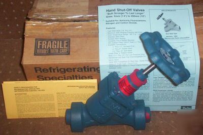 New parker 80-01D socket weld 1-1/4 1-1/2 hand valve 