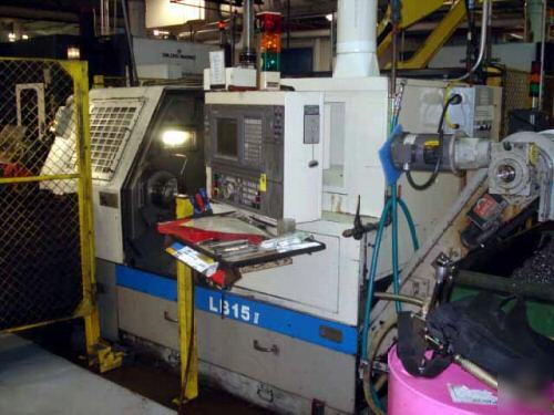Okuma LB15II-c big bore 2-axis cnc turning machine