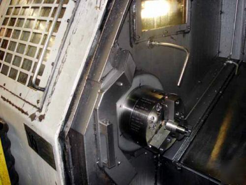 Okuma LB15II-c big bore 2-axis cnc turning machine