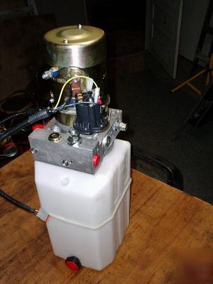 Hydraulic power unit double acting power up power dn