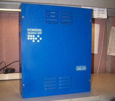 Landis & gyr power systems 600 smoke control equipment 