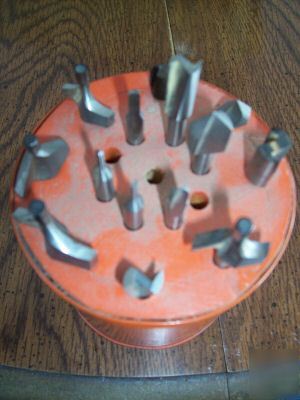 14 gently used router bits craftsman buy em all.