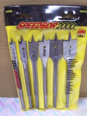 6 pc. speedbor 2000 bit set- 3/8
