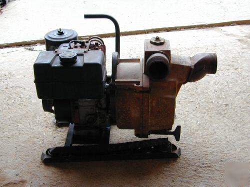 Commercial trash pump 8HP briggs 385 gpm water pump