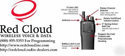 New motorola CP200 vhf 2-way radios