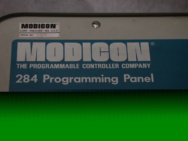 Modicon 284 programming panel model 125 cnc test