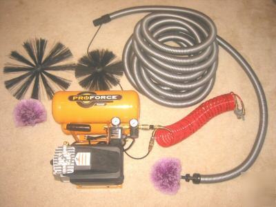 New - duct brush air duct cleaning machine