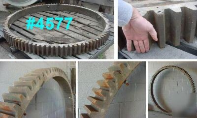 Unused ball mill gear - 96 tooth - 75 1/2 in. id
