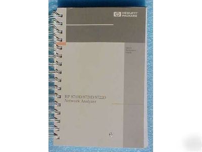 8719D 8720D 8722D quick reference guide
