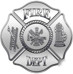 Firefighter decal reflective 2