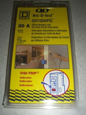 New square d circuit breaker - model # qo 120 afic - 
