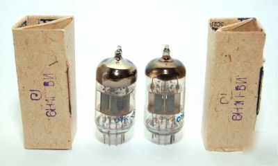 New 6N1P-vi / ECC88 / 6DJ8 triode tube. 25 boxed tubes