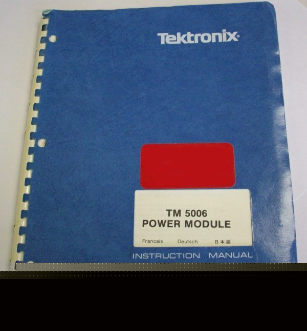 Tek TM5006 power module operating and service manual