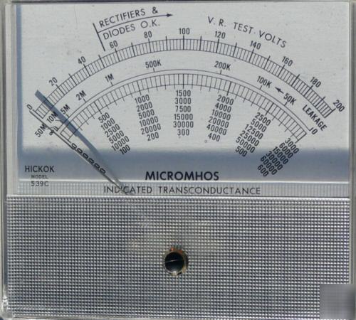 Hickok 539C tube tester excellent - must see 