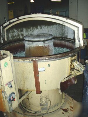 10 cu ft sweco #10FM-7 vibratory deburrer #24828