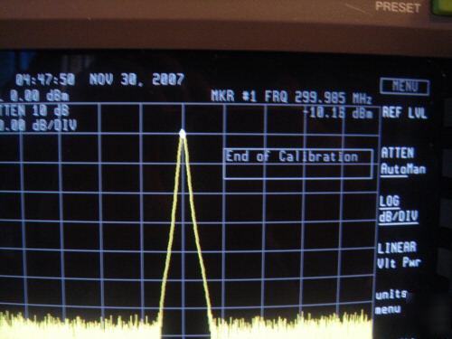 Hp 70000 2.9 ghz colour spectrum analyzer 