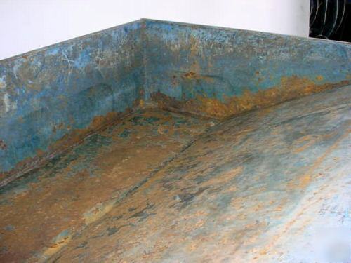  1/4 cu/yard scrap hopper,for chips,w/oil drain