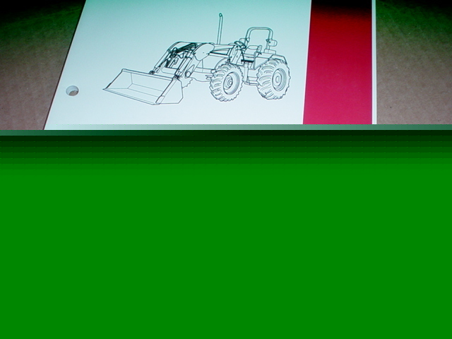 Case ih LX232 front end loader operator manual