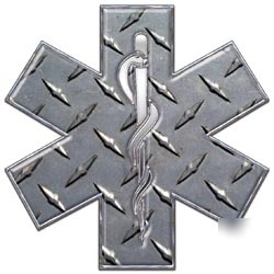 Emt ems mfr medic decal reflective 6