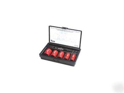 Morse starter kit, 7-piece hole saw for tube notching
