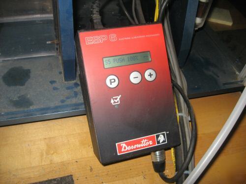 Pneumatic air press fixture w/ desoutter torque driver