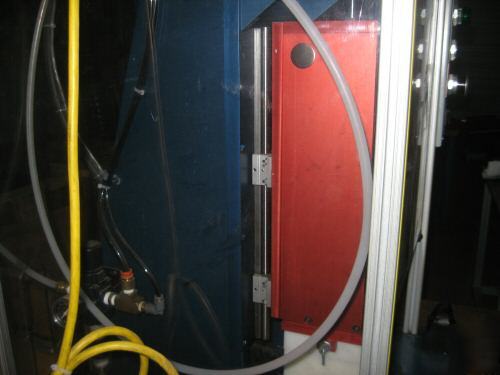 Pneumatic air press fixture w/ desoutter torque driver