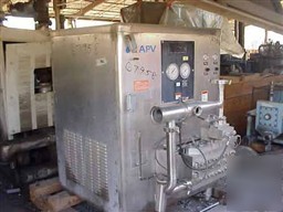 Used: apv/crepaco homogenizer, model 5DL425, stainless