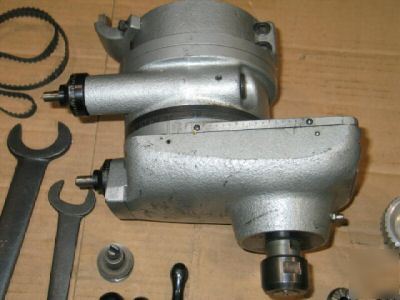 Volstro rotary cross slide milling head for bridgeport