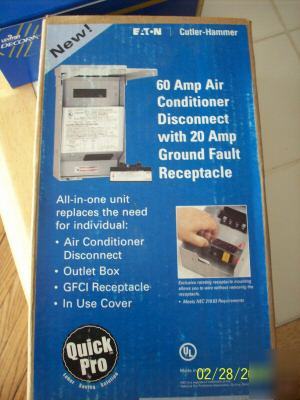 Cutler hammer 60AMP air conditioner disconnect