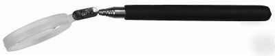 Magnifying glass with 36 inch telescoping shaft