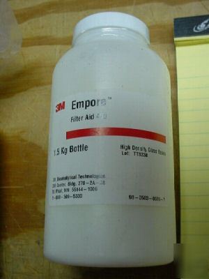New bottle 3M empore filter aid 400 1.5KG glass bead