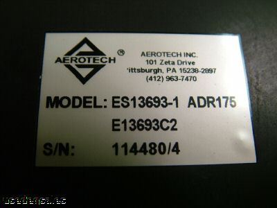 Aerotech theta axis stage ES13693-1 ADR175