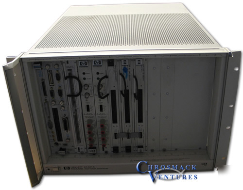 Hp 75000 vxi mainframe with epc-7 & 6 plugins E1401A