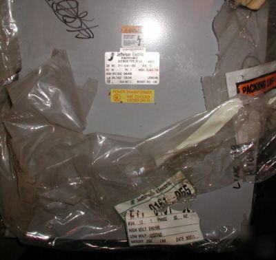 New jefferson electric transformer 15KVA 211-0161-055 