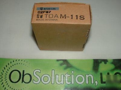 Toa m-11S M11S microphone input with mute-receive 