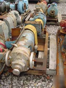 Used: uniflo rotary positive displacement pump, model r