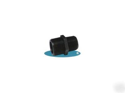  poly threaded reducer nipple...............3/8
